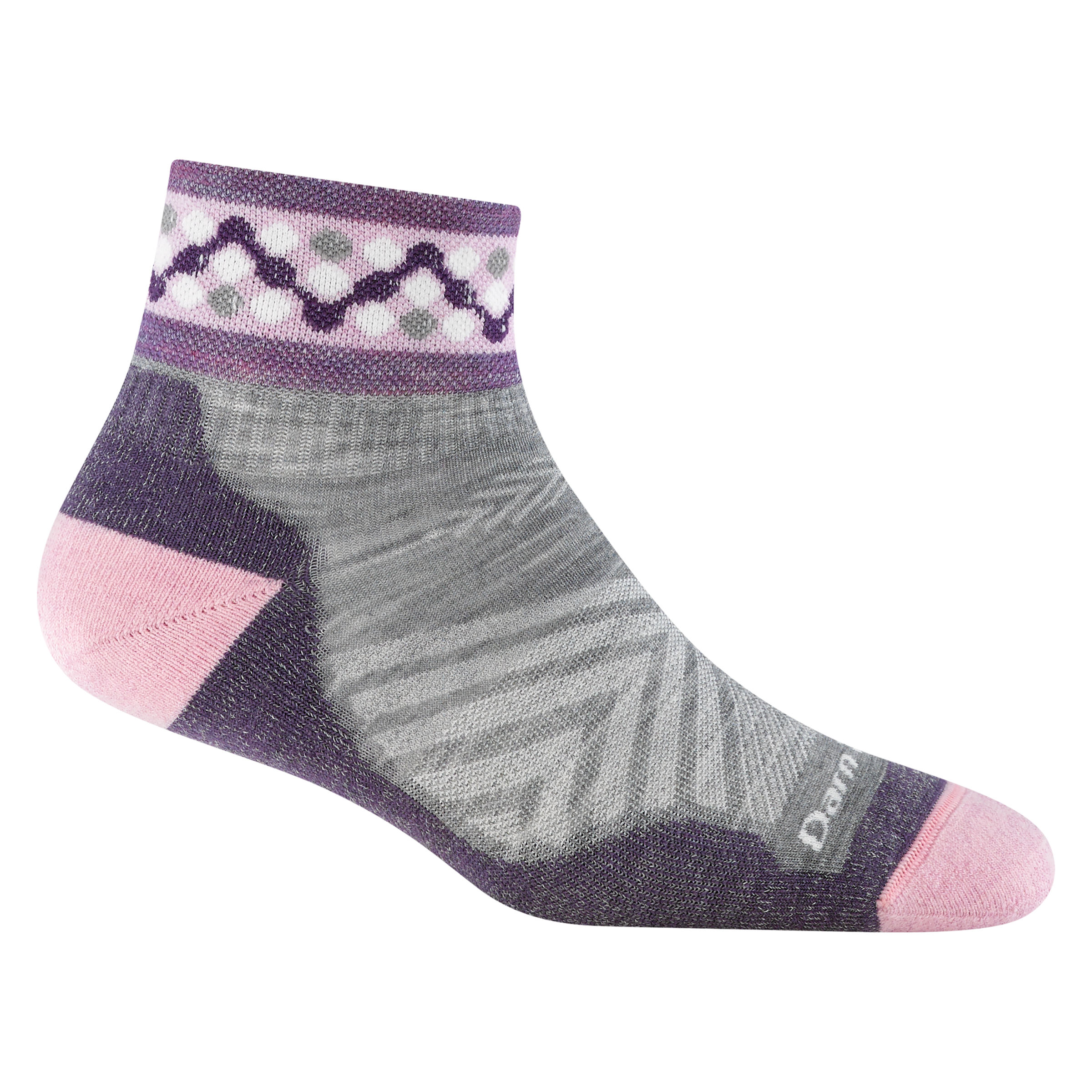 Women's Throwback Quarter Ultra-Lightweight Running Sock-Last Chance