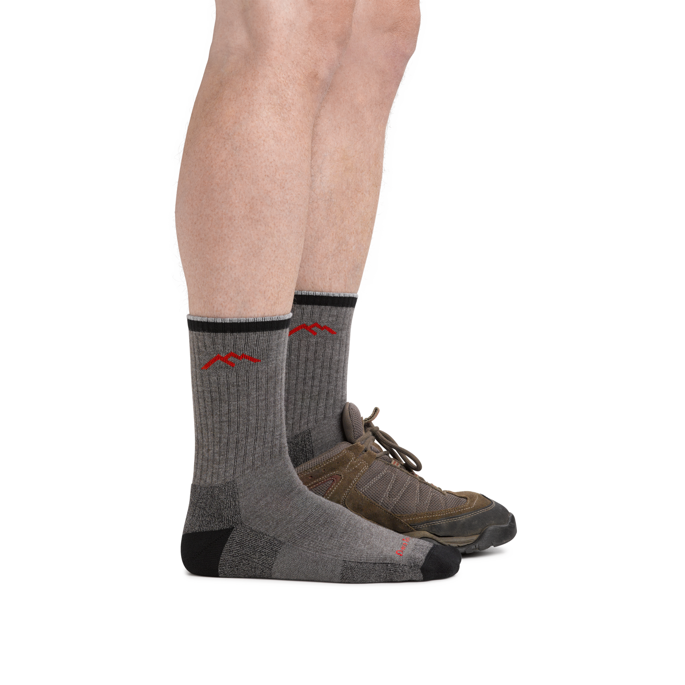 Men's Coolmax® Hiker Micro Crew Midweight Hiking Socks - Image 4