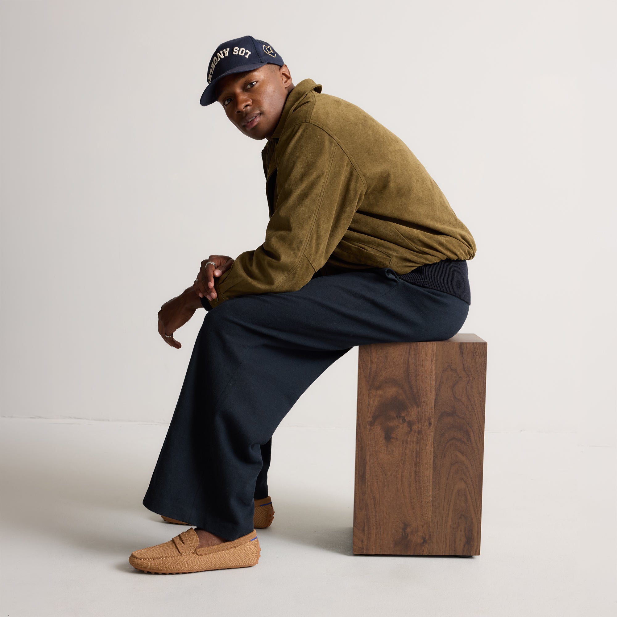 The Men's Driver - Oak Herringbone - Image 7