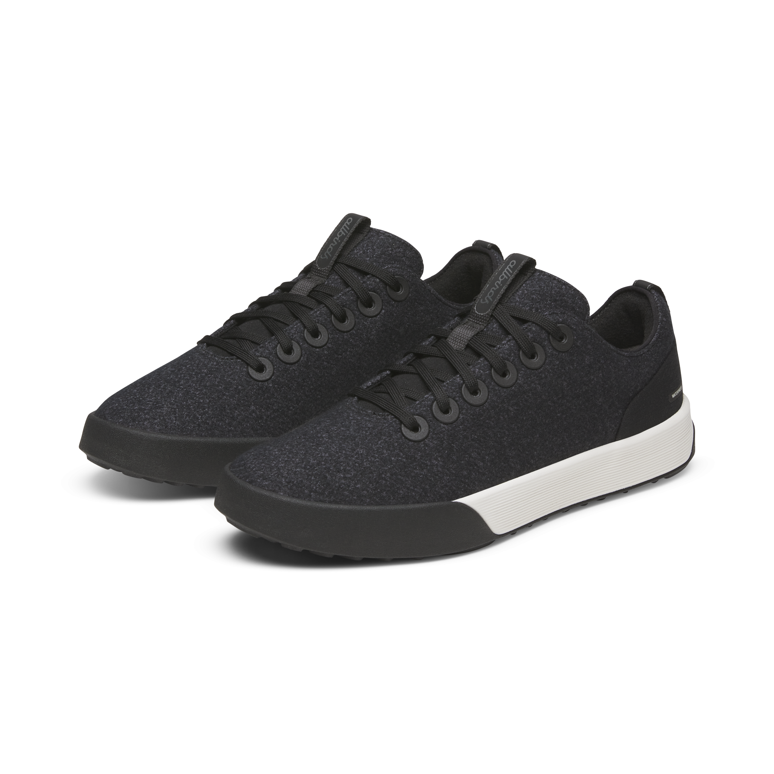 Women's Wool Cruiser Waterproof - Natural Black (Natural White Sole) - Image 5