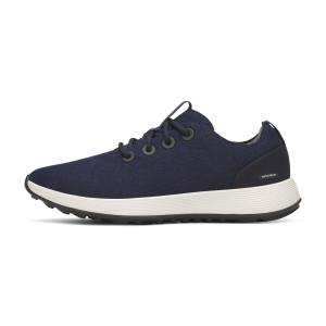 Women's Wool Runner NZ Waterproof - Dark Navy (Natural White Sole)