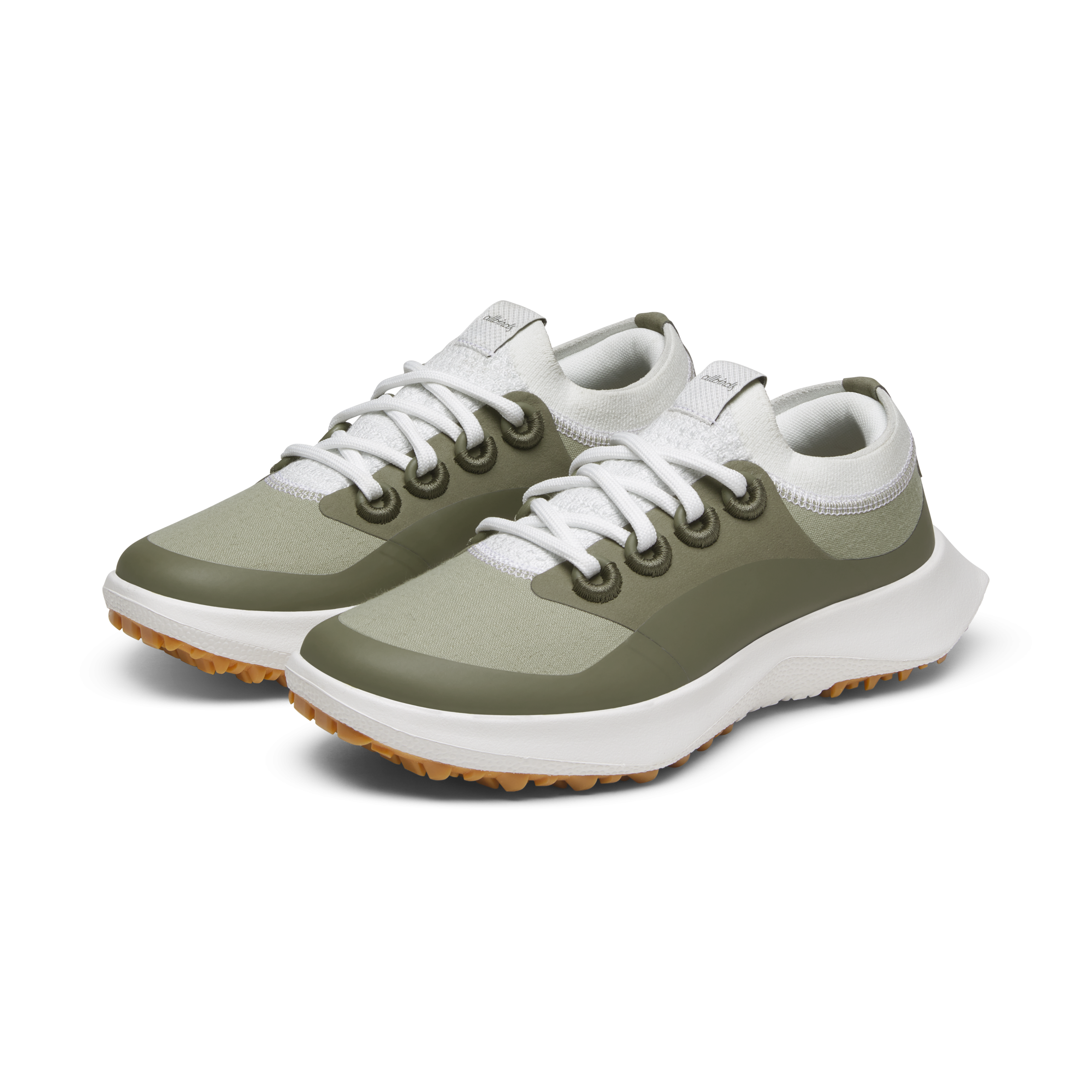 Men's Golf Dasher - Blizzard/Burnt Olive (Medium Gum Sole) - Image 5