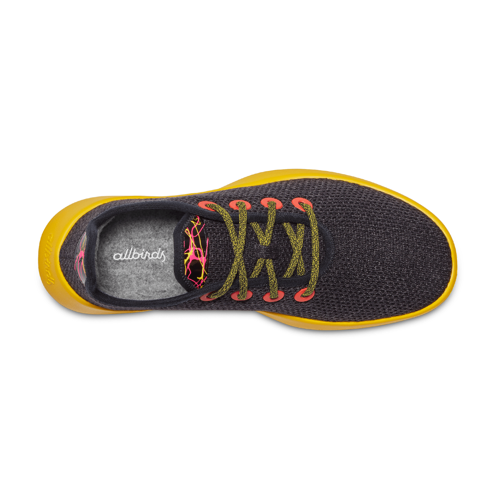 Women's Tree Runners - Heathered Black (Sunny Gold Sole) - Image 4