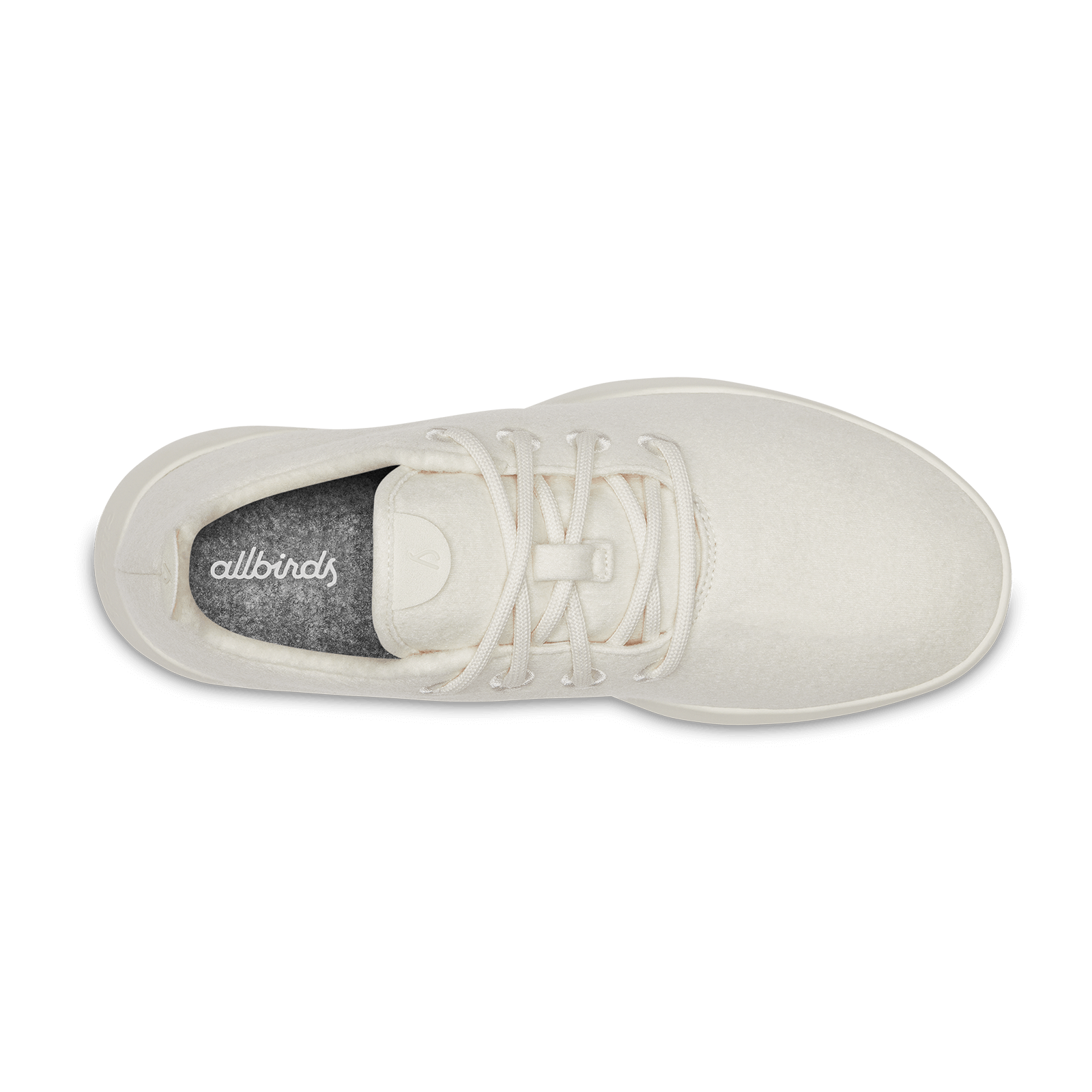 Women's Wool Runner - Natural White (Cream Sole) - Image 3