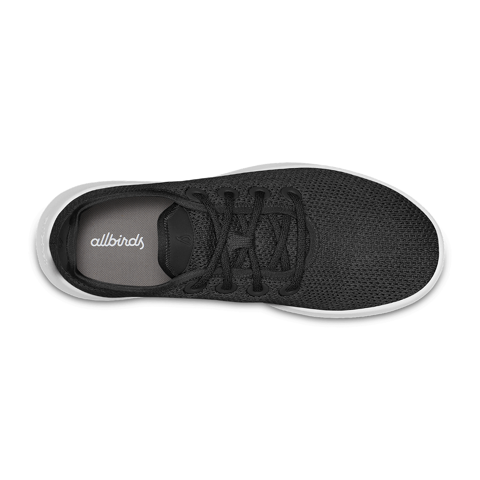 Women's Tree Runner - Jet Black (White Sole) - Image 3