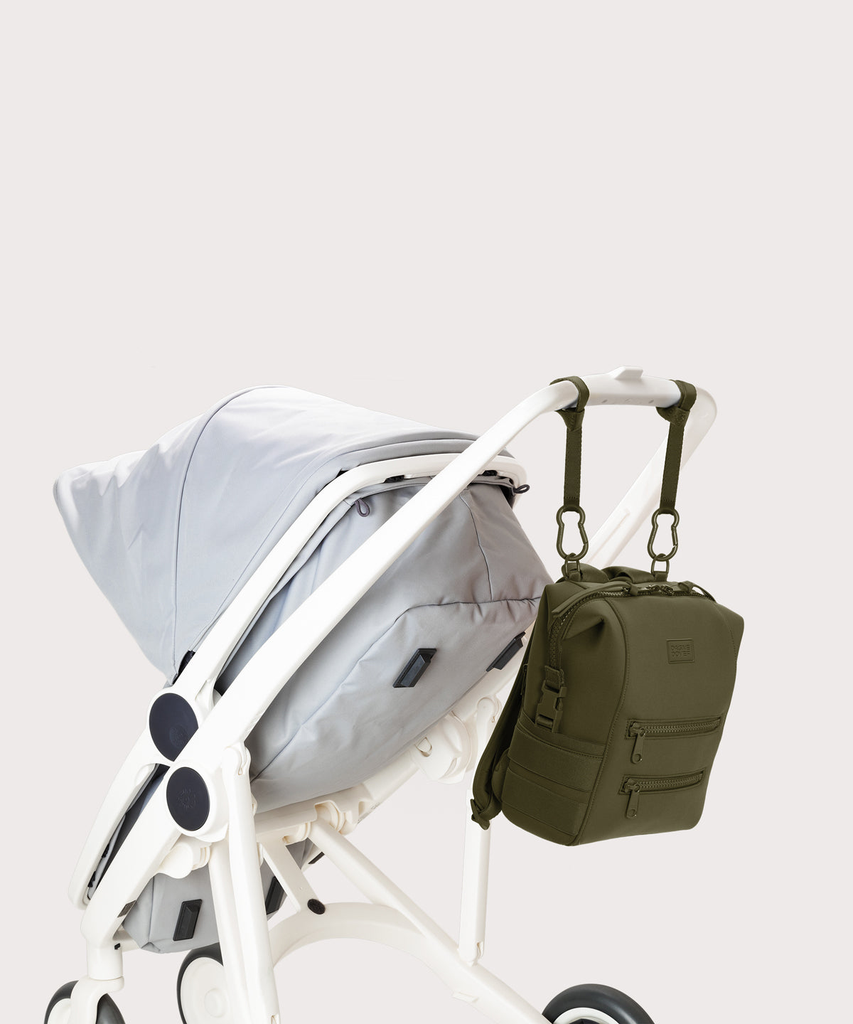 Indi Diaper Backpack in Dark Moss. Small - Image 7